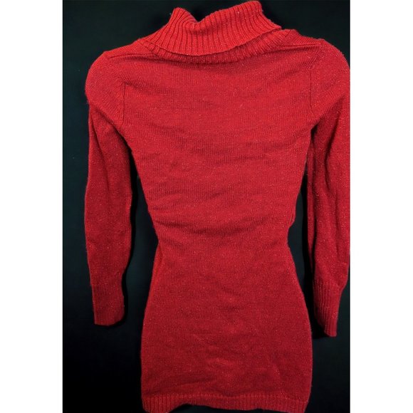 Epic Threads Red Sparkle Sweater Dress - Picture 2 of 9